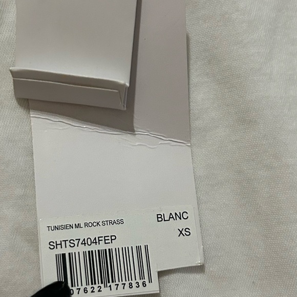 NWT Zadig & Voltaire TUNISIEN  ML ROCK STRASS Size XS - Picture 5 of 5